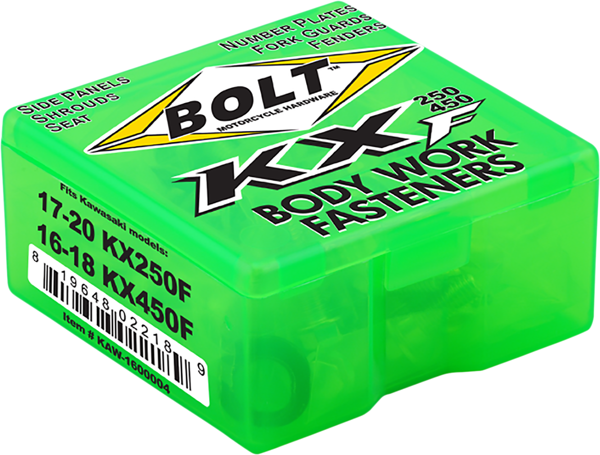 BOLT Body Work Fastener Kit - '16-'20 Kawasaki KX 250F/450F 2401-0887