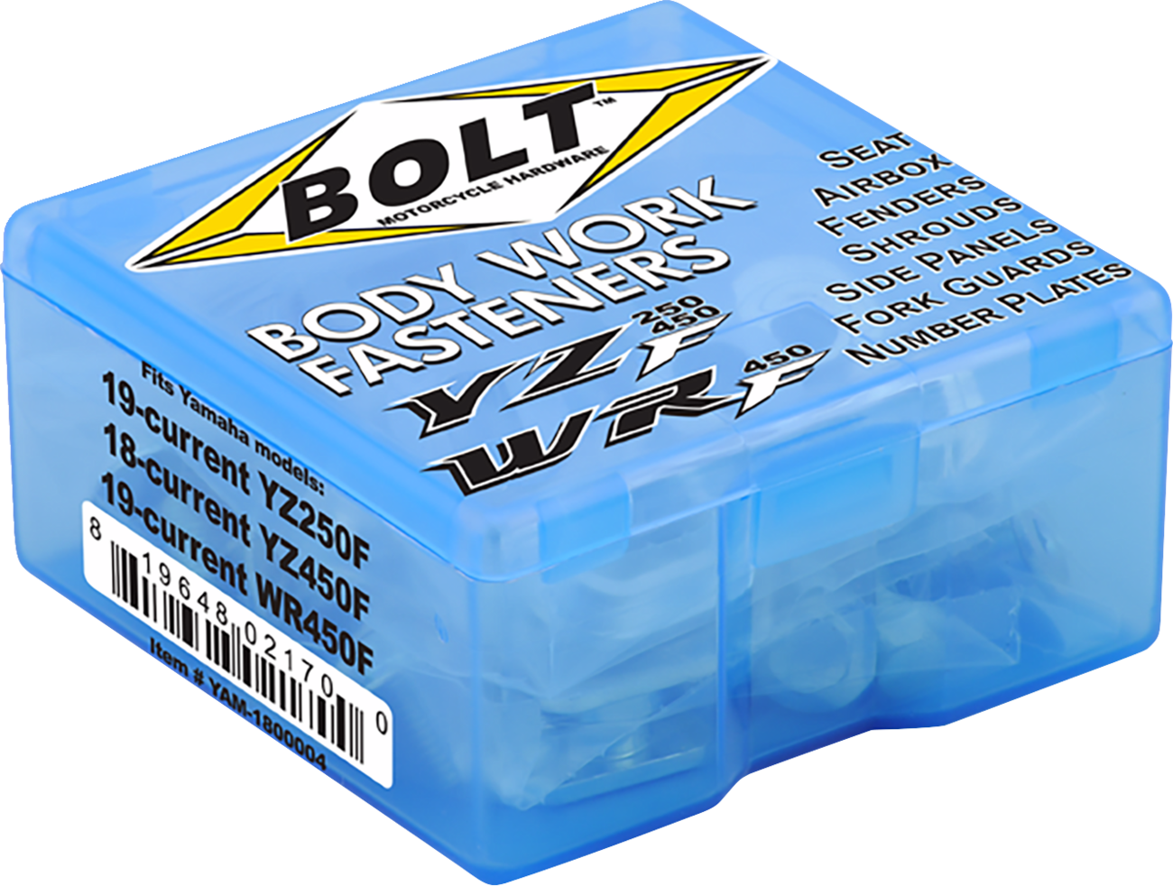 BOLT Body Work Fastener Kit - '18-'24 Yamaha YZ/WR 2401-1658