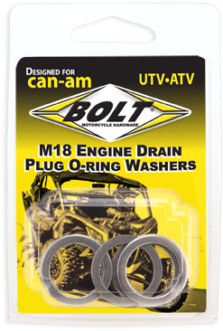 BOLT Engine Drain Plug Washer 5/pk - CAN-ALM18