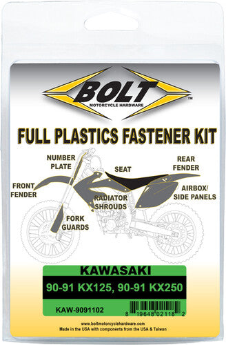 BOLT Full Body Work Fastener Kit - KAW-9091102
