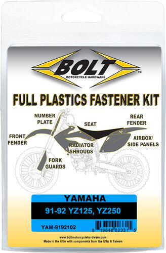 BOLT Full Body Work Fastener Kit - YAM-9192102