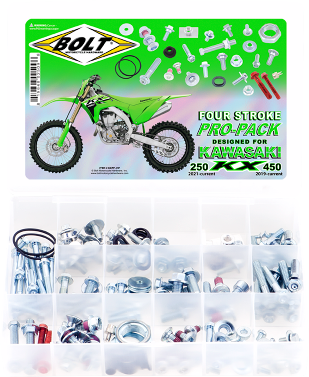 BOLT Hardware - Pro Pack / '21-'26 KX250 / '19-'26 KX450 2401-1718