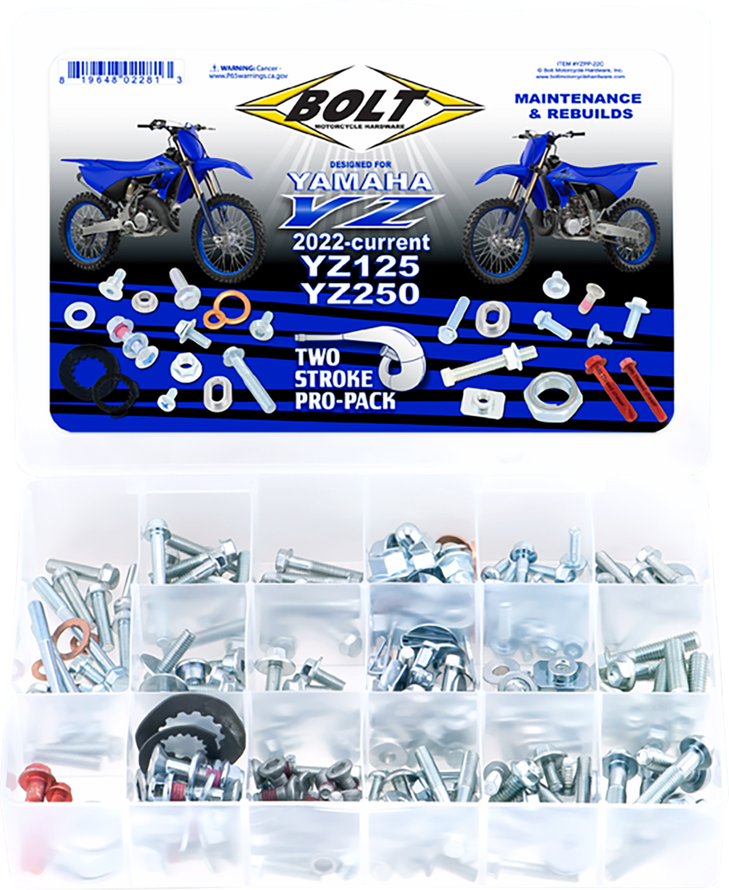 BOLT Hardware - Pro Pack / '22-'26 Yamaha YZ 125/250/X 2401-1688