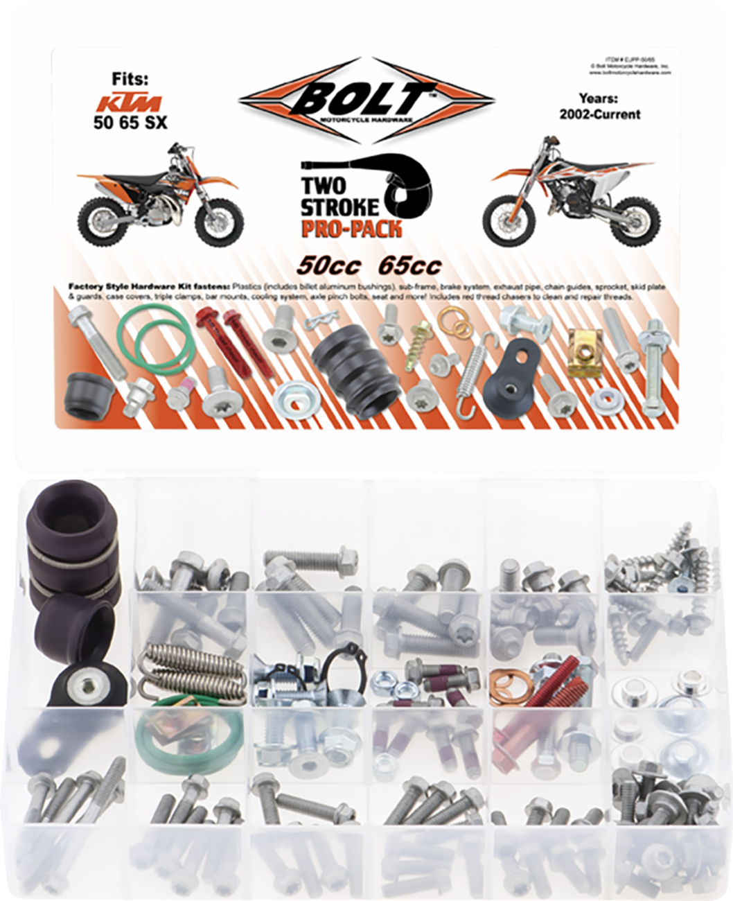 BOLT Hardware - Pro Pack / European / Gas Gas/Husqvarna/KTM 50/65 2401-0925