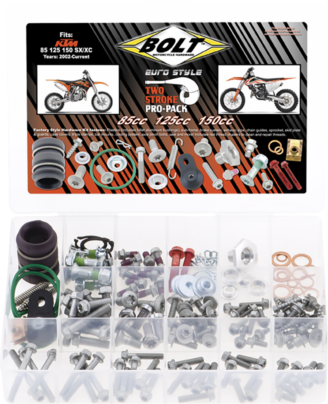 BOLT Hardware - Pro Pack / European / Gas Gas/KTM/Husqvarna 85/105/125/150 2401-0926