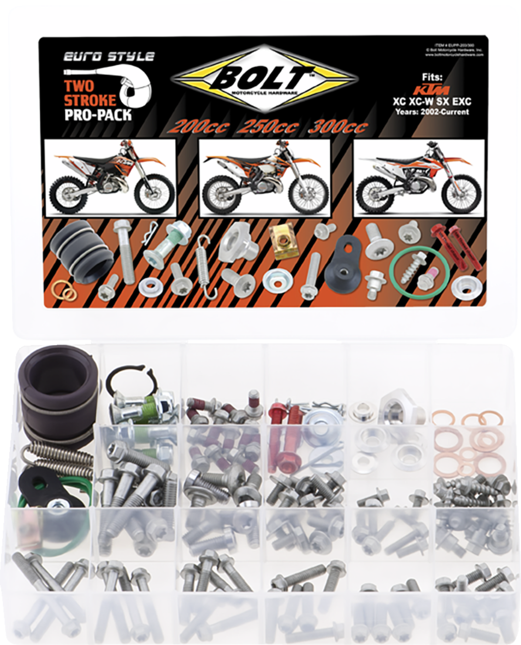 BOLT Hardware - Pro Pack / European / KTM/Husqvarna 200/250/300 2401-0927