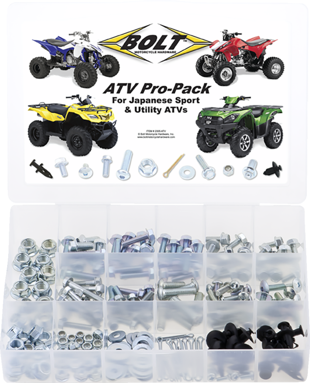 BOLT Hardware - Pro Pack / Japanese/ATV / 225-Piece Kit 2401-0589