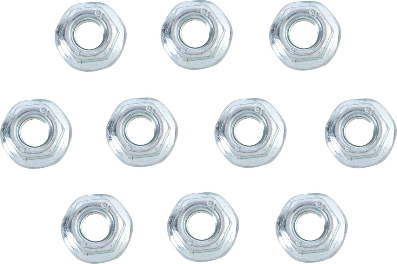 BOLT Nuts - Metric / Flange / Hex / M5 x 0.8 / 10 Pack 2404-0677