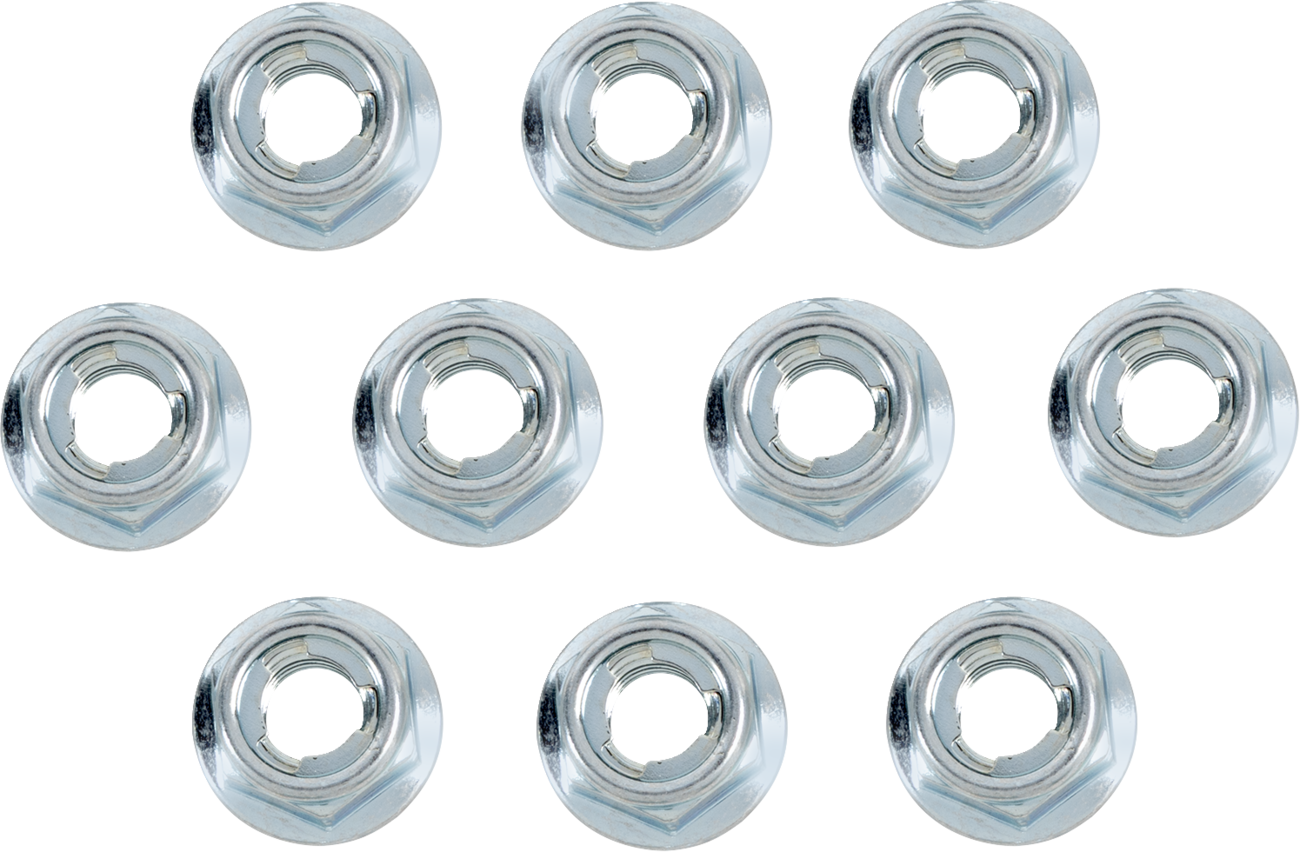 BOLT Nuts - Metric / Fuji-Lock / Hex / M6 x 1 / 10 Pack 2404-0687