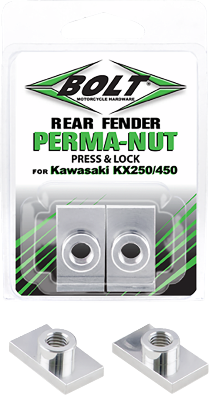 BOLT Perma-Nut™ - Rear/Fender / Pair / Kawasaki 2401-1641