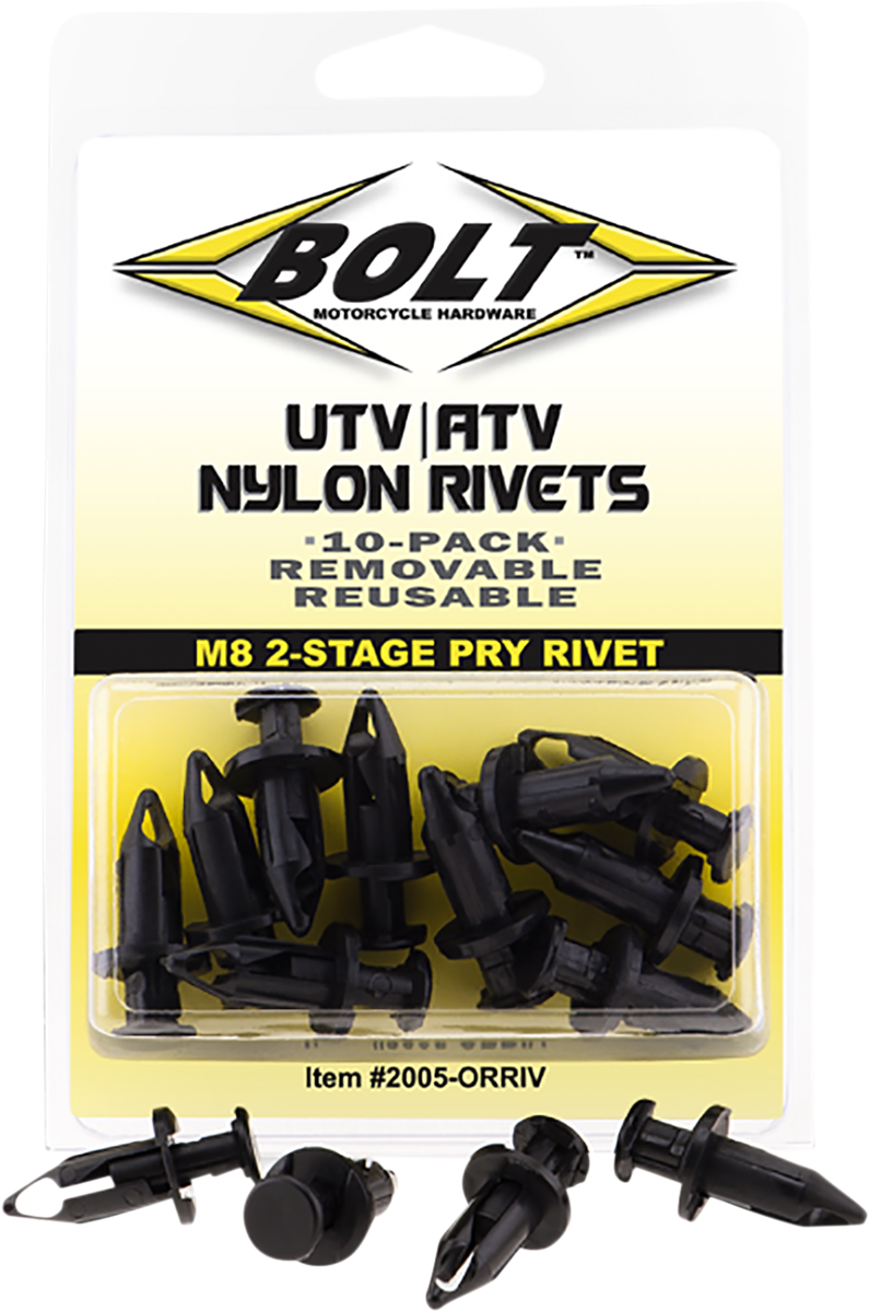 BOLT Pry Rivets - M8 / 10 Pack 0521-0878