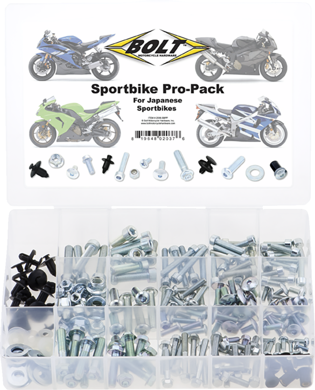 BOLT Sportbike Pro Pack - 250-Piece 2401-0590