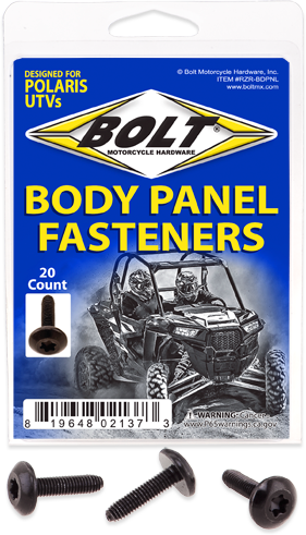 BOLT UTV Body Panel Fasteners Screws 10/pk - RZR-BDPNL