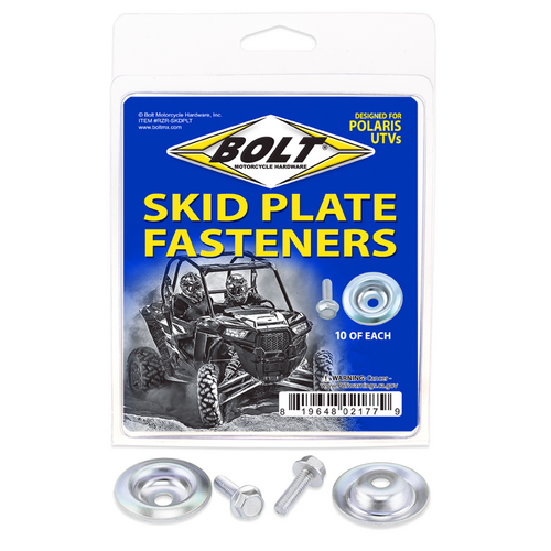 BOLT UTV Skid Plate Fasteners Washer/Bolt 20/pk - RZR-SKDPLT