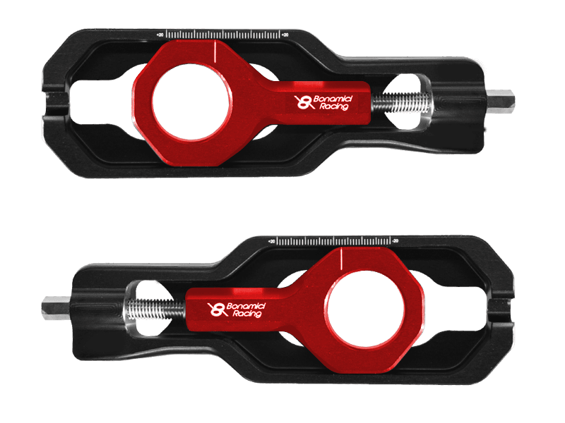 Bonamici Aprilia RSV4 / Tuono V4 Chain Adjuster (15-20) (Red)