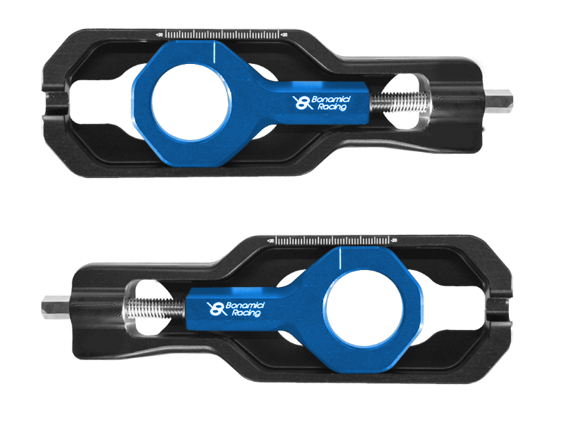 Bonamici Aprilia RS 660 Chain Adjuster (Black/Blue)