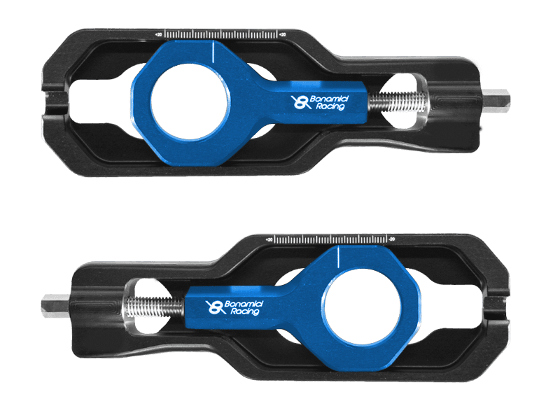 Bonamici Yamaha R1 Chain Adjuster (2020+) (Blue)