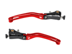 Bonamici Ducati Panigale V4 S/R Brake & Clutch Levers (23-24) (SingleArm Rear) (Black/Red)