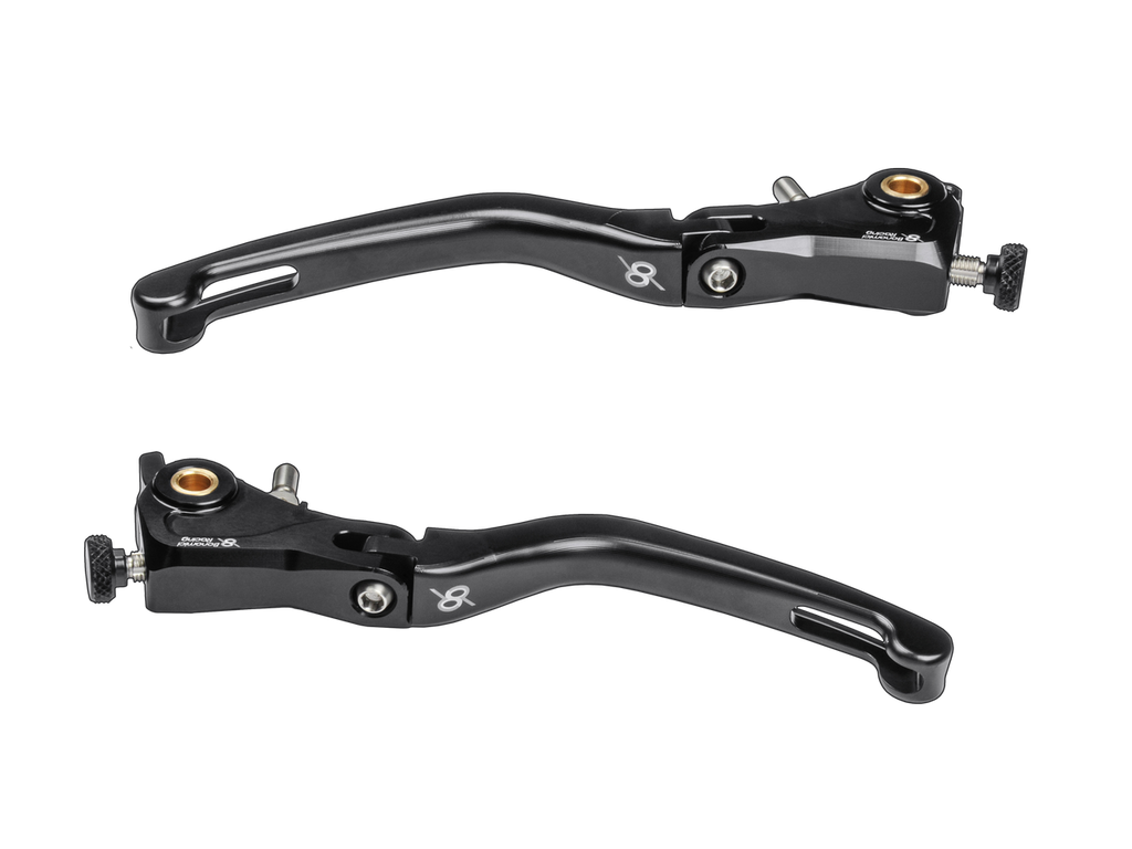 Bonamici Ducati Streetfighter V2 Brake & Clutch Levers (SingleArm Rear) (Black)