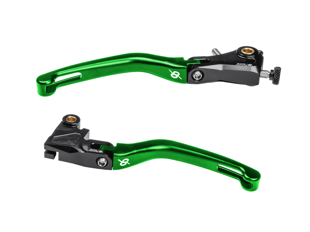 Bonamici Kawasaki Ninja ZX-10R Brake & Clutch Levers (06-15) (Black/Green)