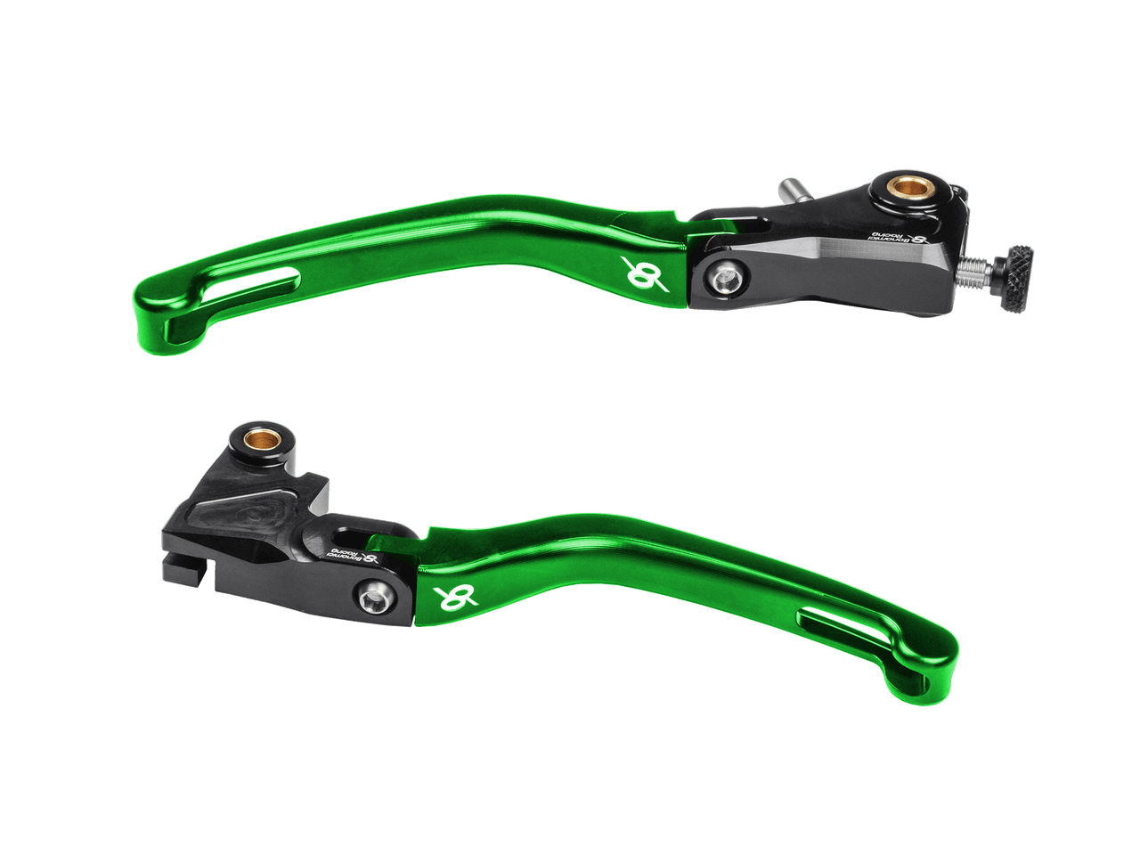Bonamici Kawasaki Ninja ZX-10R Brake & Clutch Levers (06-15) (Black/Green)