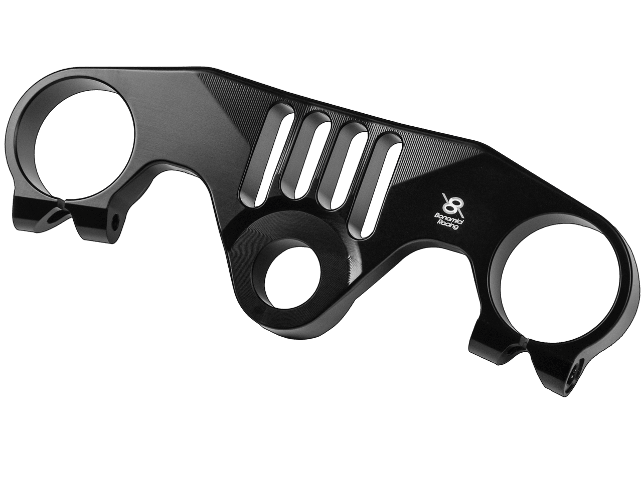 Bonamici Triple Tree Clamp Suzuki GSX-R 1000 (Black) (Race) (2017+)