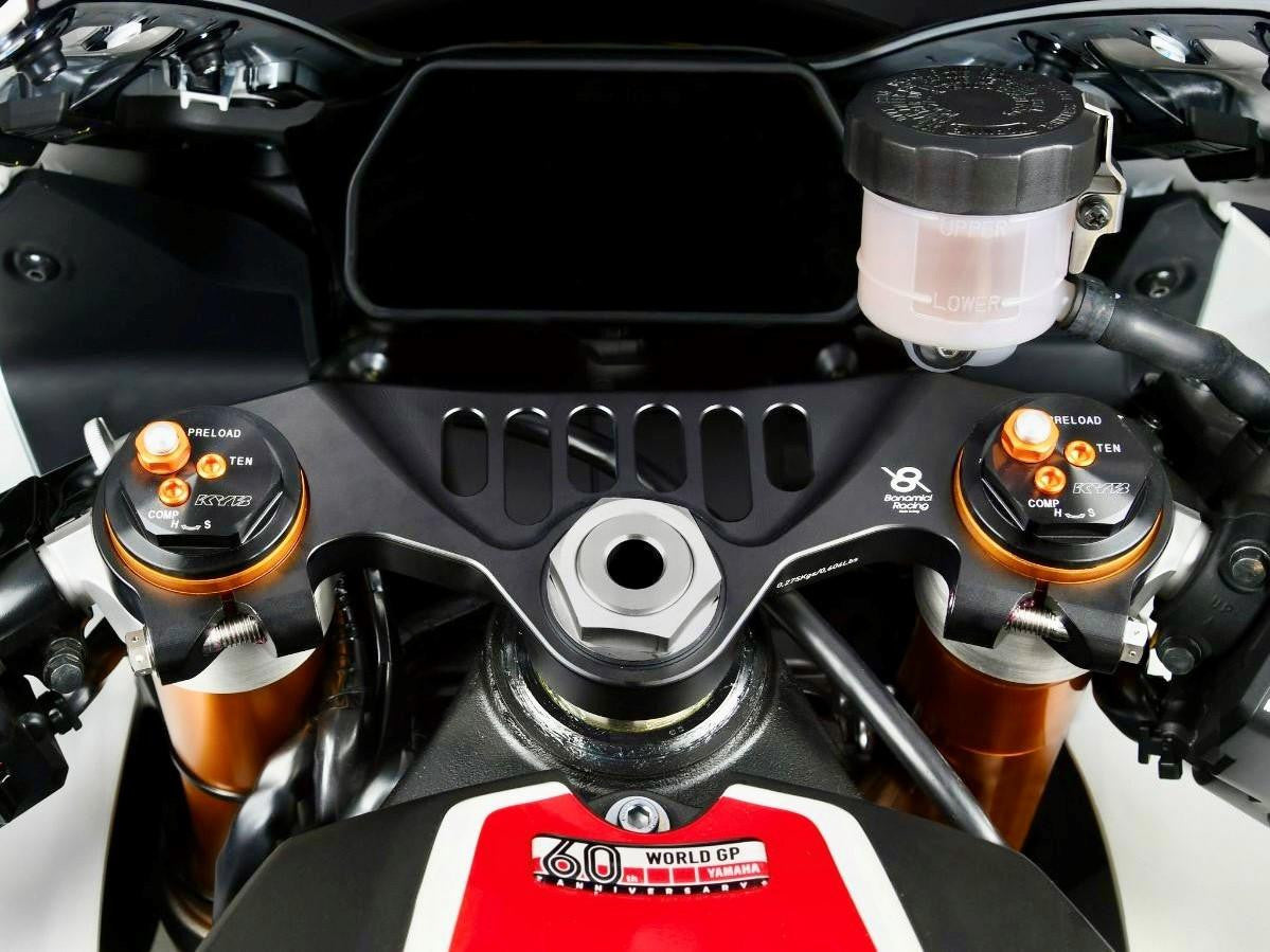 Bonamici Triple Tree Clamp Yamaha R1 /M (Black) (Race) (2015+)