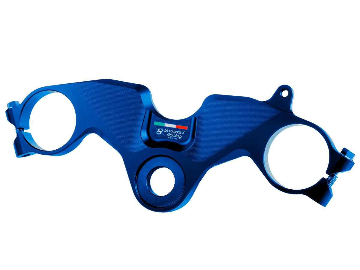 Bonamici Triple Tree Clamp Yamaha R7 (Blue) (Street)