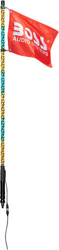 BOSS AUDIO 360 Degree RGB LED Whip Flag - XP4