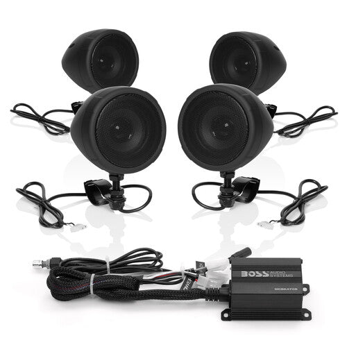 BOSS AUDIO MC470 Handlebar Speaker System - MCBK470B