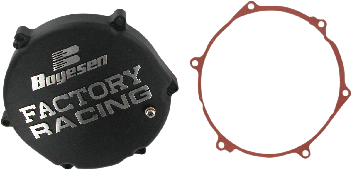 BOYESEN Clutch Cover - Black / Kawasaki CC-12AB