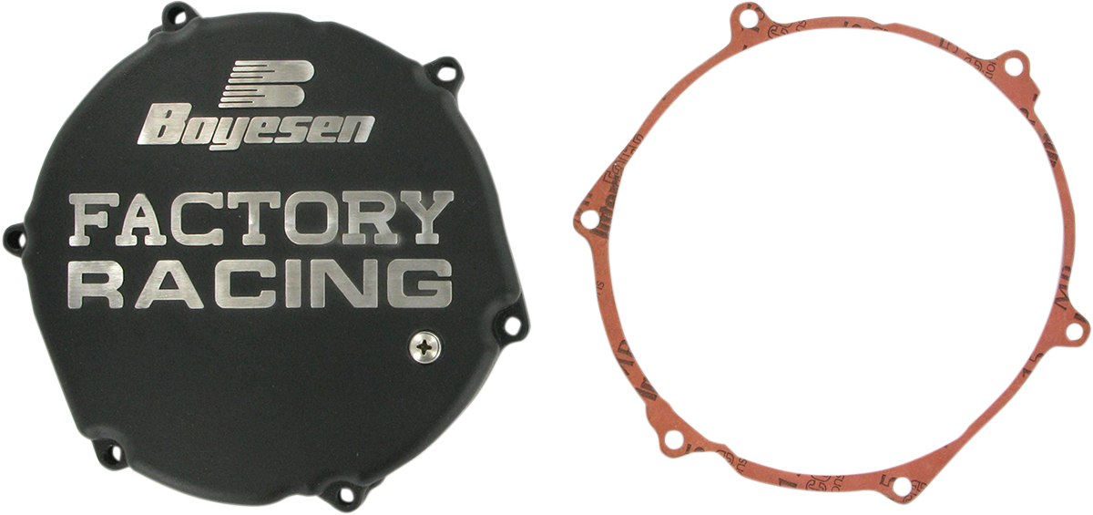 BOYESEN Clutch Cover - Black / Kawasaki CC12B