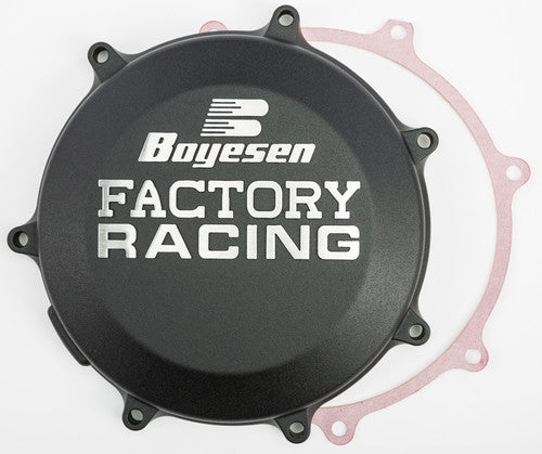 BOYESEN FACTORY RACING CLUTCH COVER KAWASAKI BLACK - CC-18CB