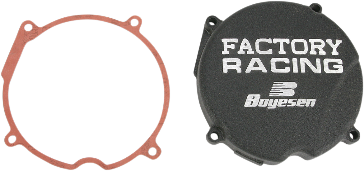 BOYESEN Ignition Cover - Black / Honda CR500R SC03B