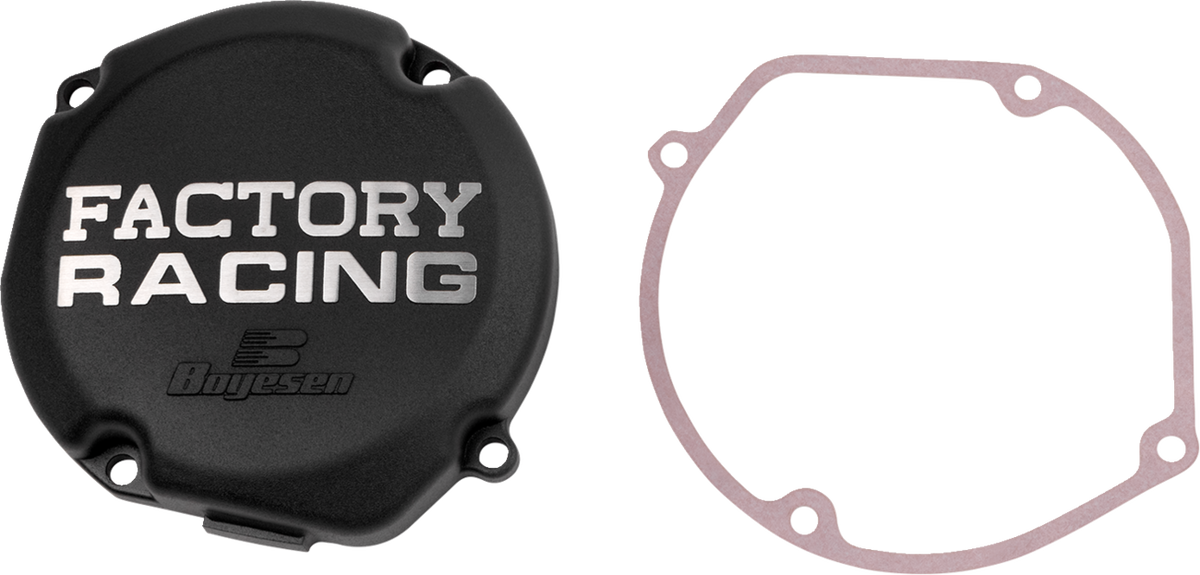 BOYESEN Ignition Cover - Black / Suzuki RM250 SC23B