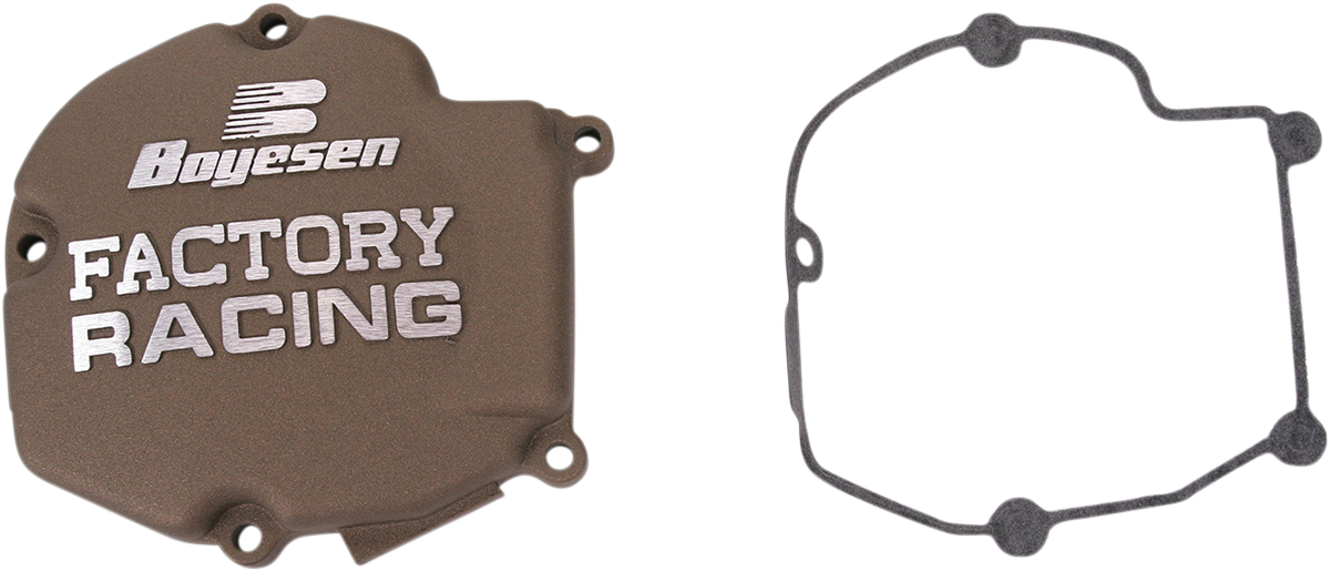BOYESEN Ignition Cover - Magnesium / Kawasaki KX125 0940-0214