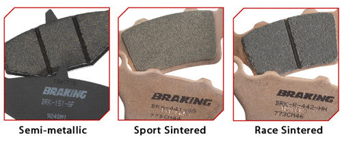 BRAKING Semi-Metallic Brake Pads - 764SM1