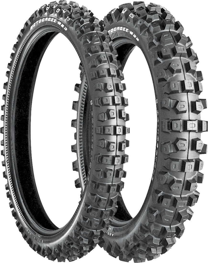 BRIDGESTONE TIRE M22 REAR 3.00-16 43M BIAS TT - 144096