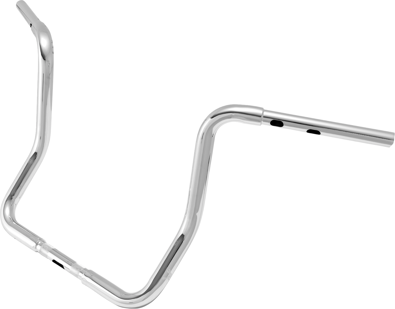 BURLY BRAND 1-1/4" Bagger Ape Hanger Handlebar - Touring / 15" / Chrome 0601-7097