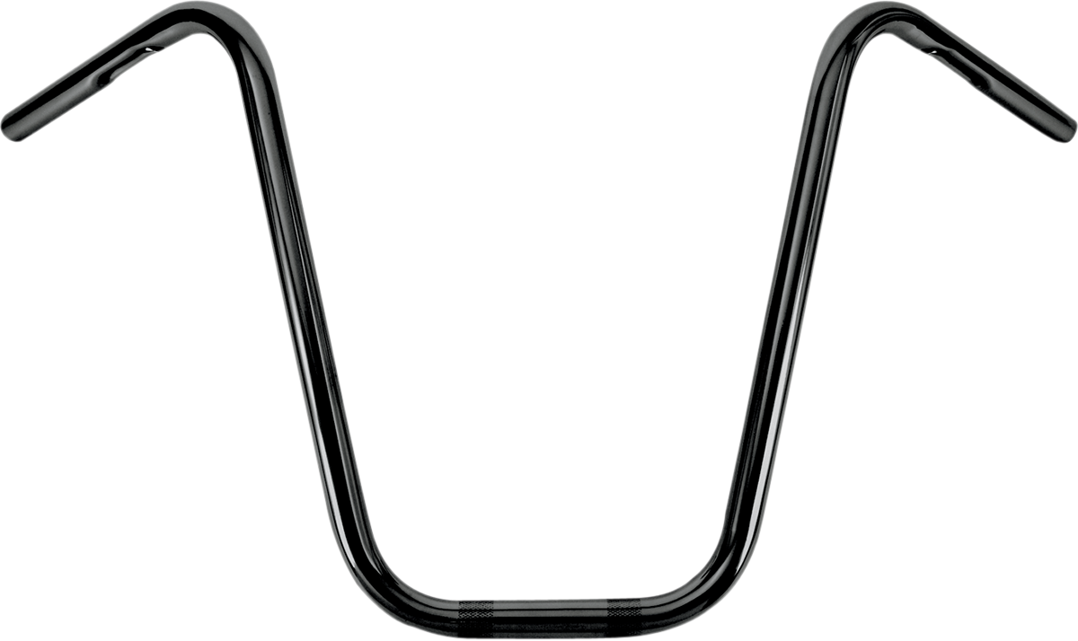 BURLY BRAND 1" Narrow Bottom Ape Hanger Handlebar - 16" / Black 0601-0848