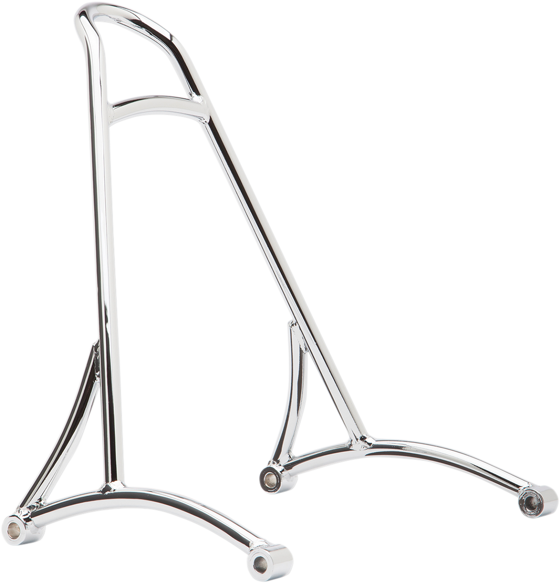 BURLY BRAND 13" Sissy Bar - Short / Chrome / HD Dyna 1501-0588