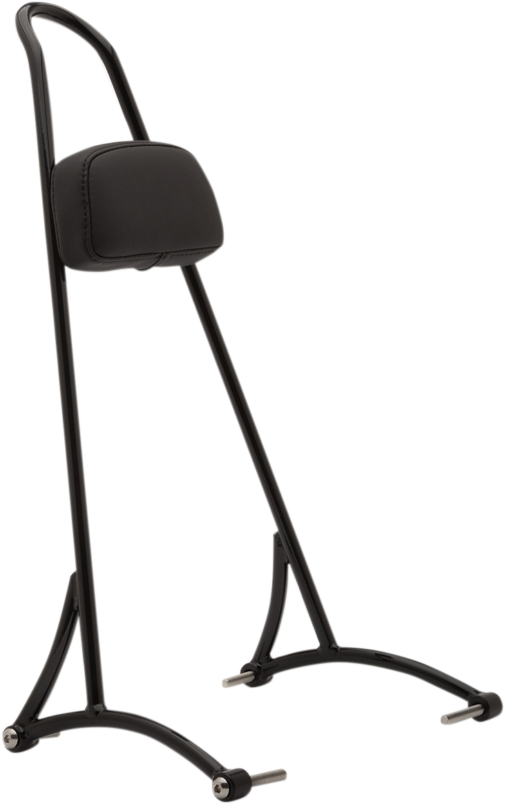 BURLY BRAND 20" Tall Sissy Bar - Black / HD Dyna 1501-0585