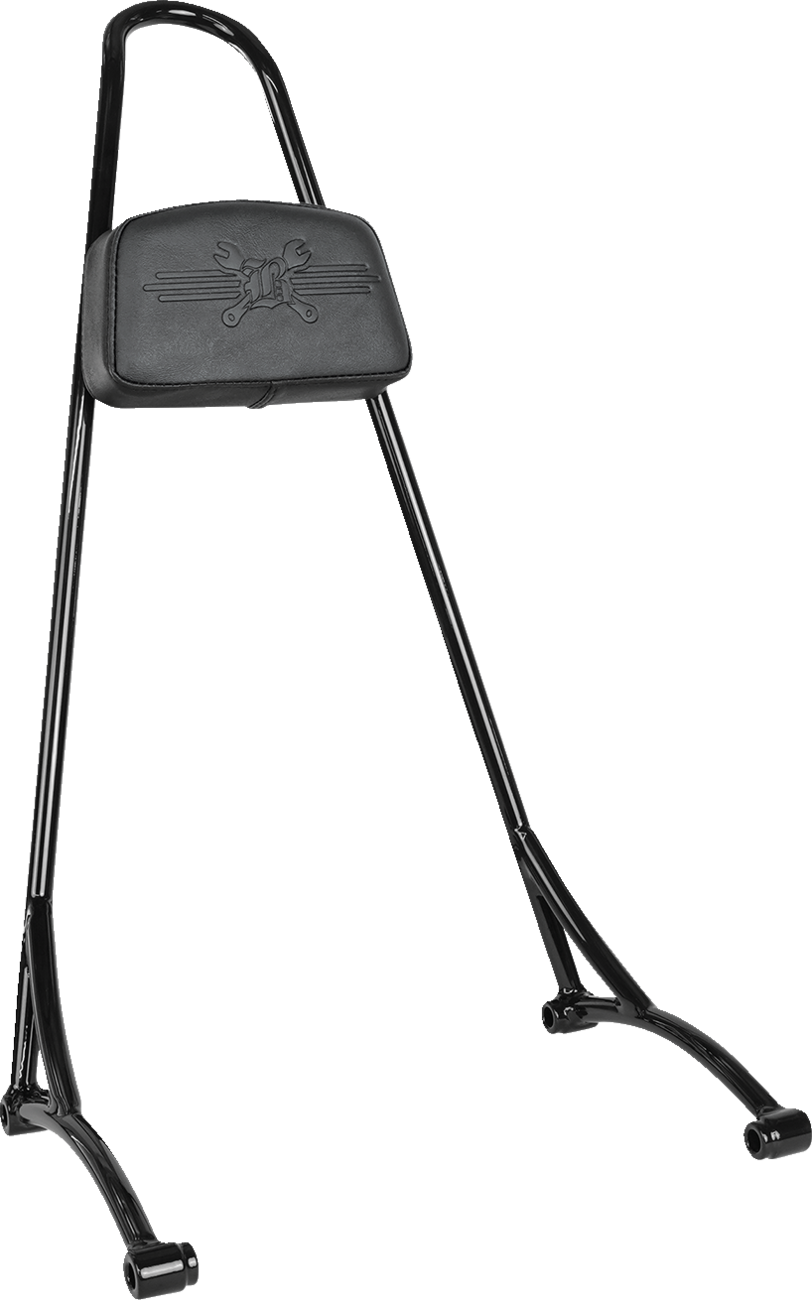 BURLY BRAND 20" Tall Sissy Bar - Black / Honda / CMX 1501-0755