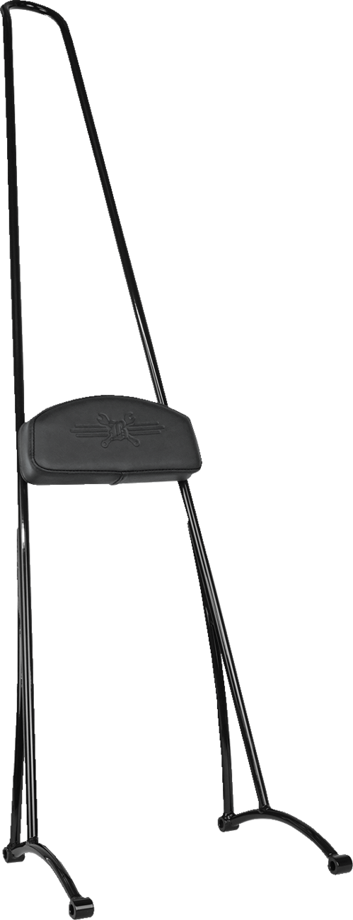 BURLY BRAND 40" Stupid Tall Sissy Bar - Black / HD Sportster '04-'22 1501-0744
