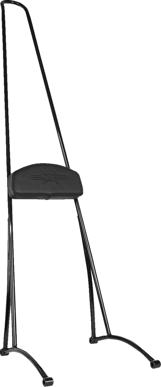 BURLY BRAND 40" Stupid Tall Sissy Bar - Black / HD Sportster '06-'17 1501-0746