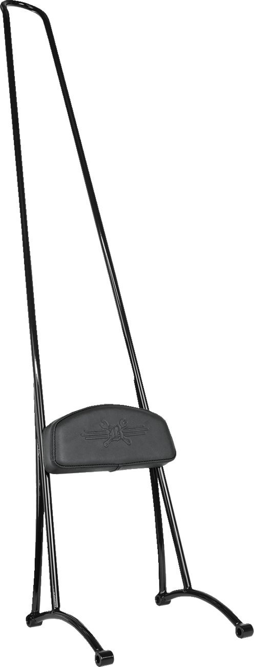 BURLY BRAND 40" Stupid Tall Sissy Bar - Black / HD Sportster '94-'03 1501-0745