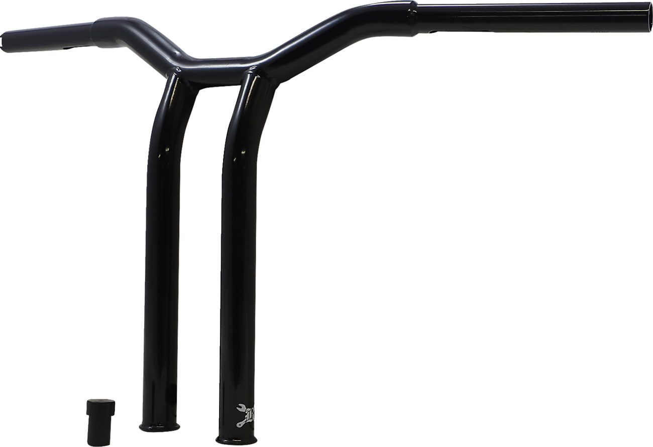 BURLY BRAND Dominator Handlebar - Raked / 14" / Black 0601-5701