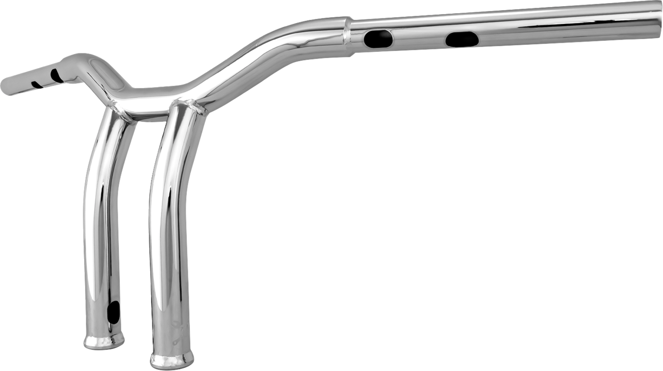 BURLY BRAND Dominator Handlebar - Touring/Softail / 10" / Chrome 0601-7103