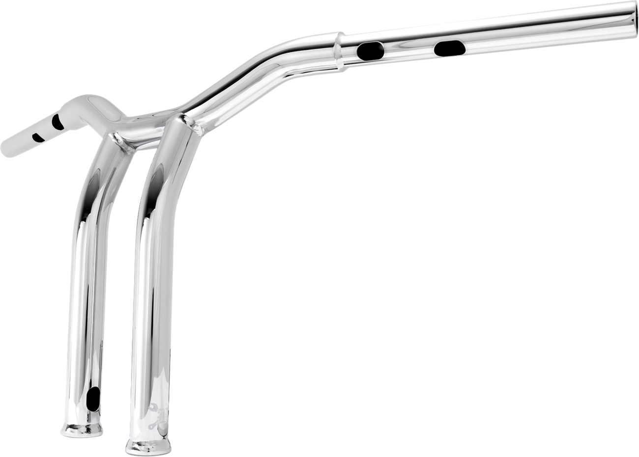 BURLY BRAND Dominator Handlebar - Touring/Softail / 12" / Chrome 0601-7105
