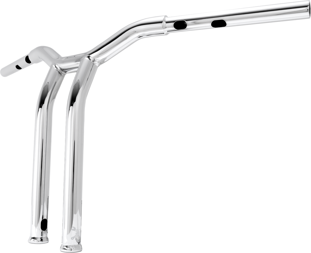 BURLY BRAND Dominator Handlebar - Touring/Softail / 14" / Chrome 0601-7107